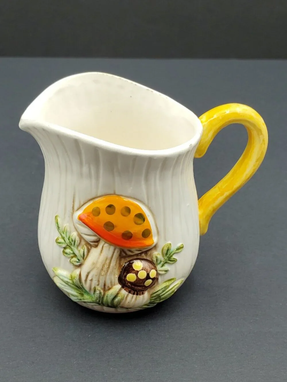 Sears Merry Mushroom Creamer Sears Roebuck and Co Mini Mushroom Creamer